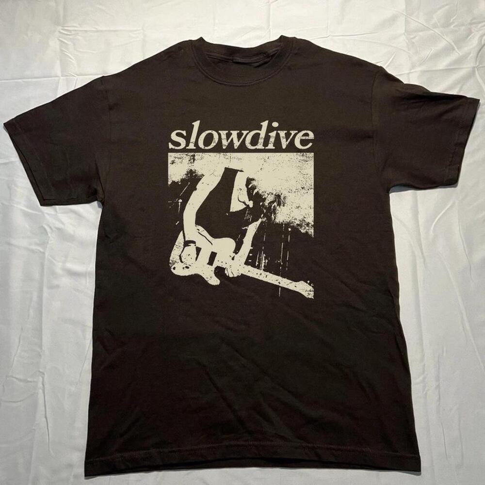 Slowdive Black Band Tee